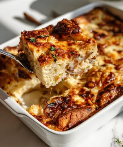 Hairy Bikers Savoury Bread Pudding Recipe
