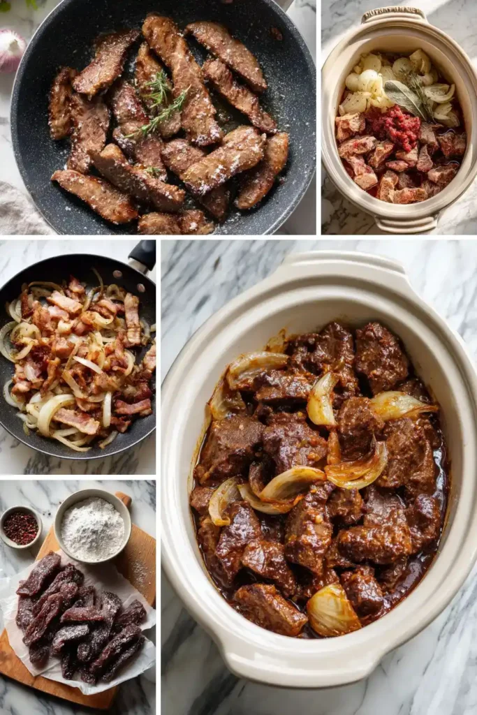 Hairy Bikers Slow Cooker Liver and Onions Recipe