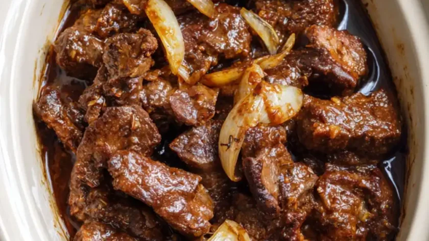 Hairy Bikers Slow Cooker Liver and Onions Recipe